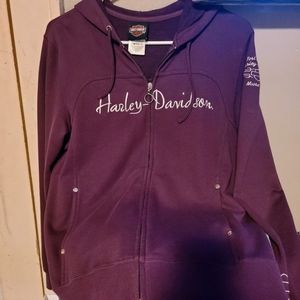 NWOT Harley Davison zip up jacket/hoodie